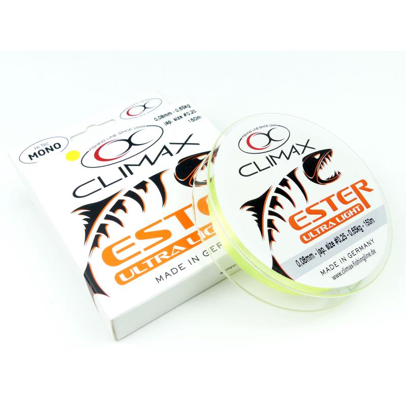 Climax Ester U-Light Mono hi vis yellow 150m 0,18mm