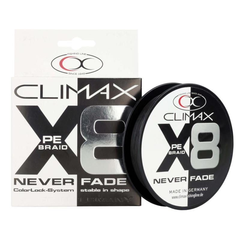 Climax 135m 0,30mm 8X Neverfade Braid schwarz