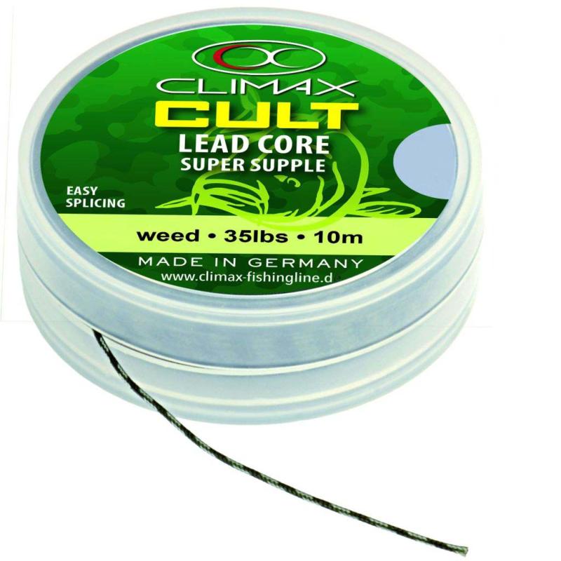 Climax 10m 35lbs CULT Leadcore WEED