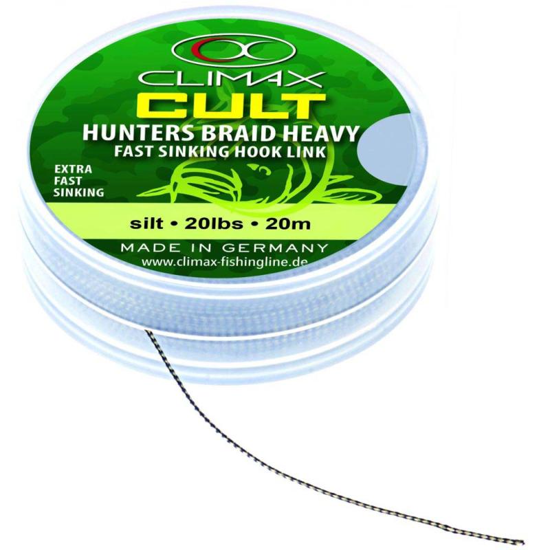 Climax 20m 20lb CULT Heavy HuntersBraid silt