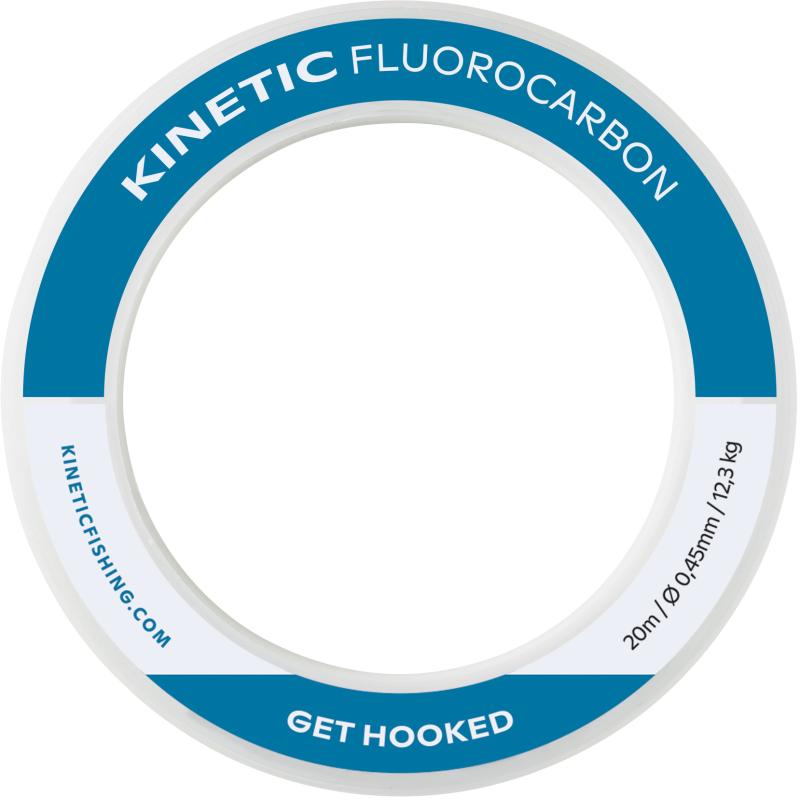 Kinetic Fluorocarbon 20m 0,45mm/12,3kg Clear