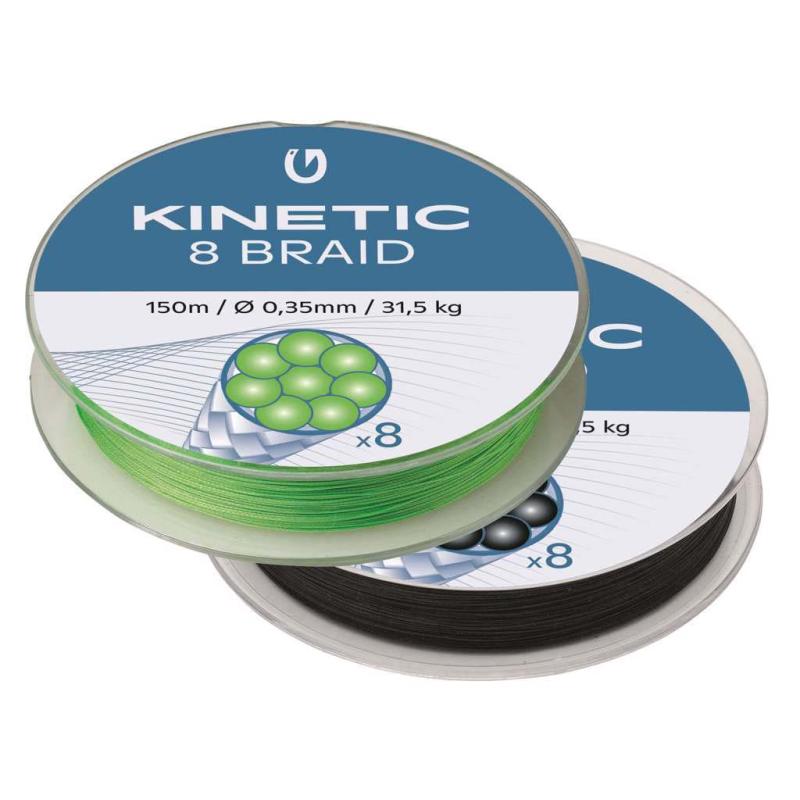 Kinetic 8 Braid 150m 0,35mm/31,5kg Fluo Green