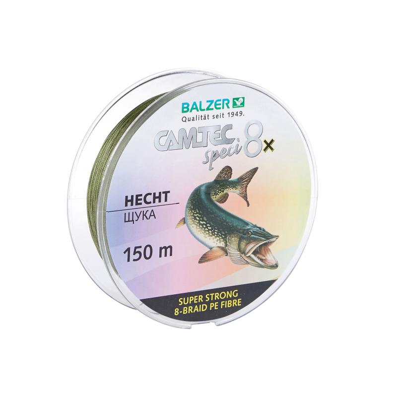 Produktbild Balzer Camtec Speci 8x Hecht 0,20mm 150m dunkelgr&uuml;n