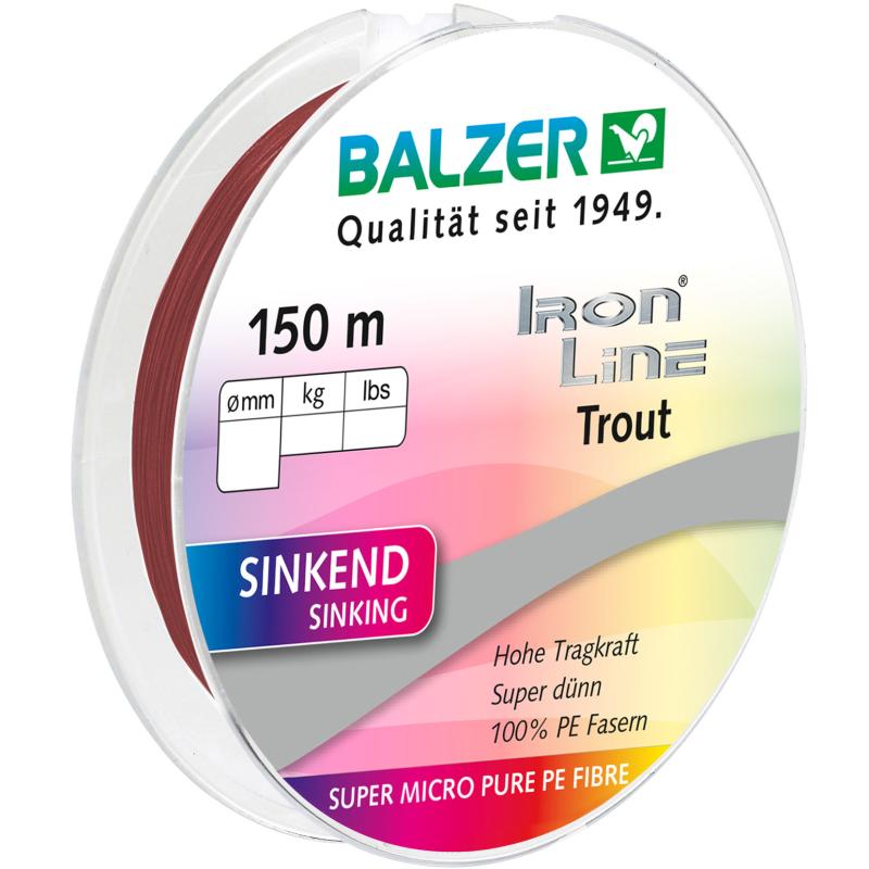 Balzer Ironline Trout sinkend 0,06mm 150m