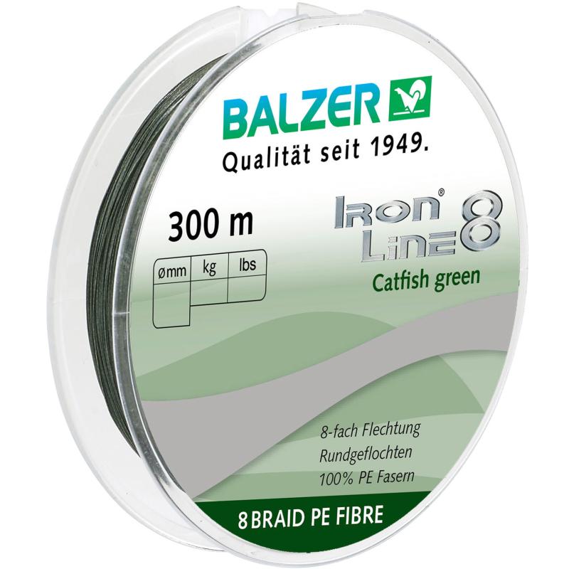 Balzer Iron Line 8 Catfish gr&uuml;n 300m 0,60mm