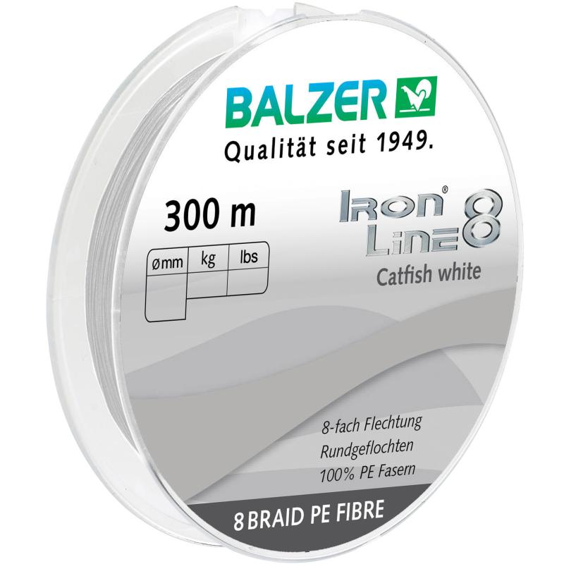 Produktbild Balzer Iron Line 8 Catfish wei&szlig; 300m 0,60mm