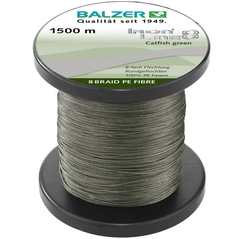 Balzer Iron Line 8 Catfish gr&uuml;n 1500m 0,60mm