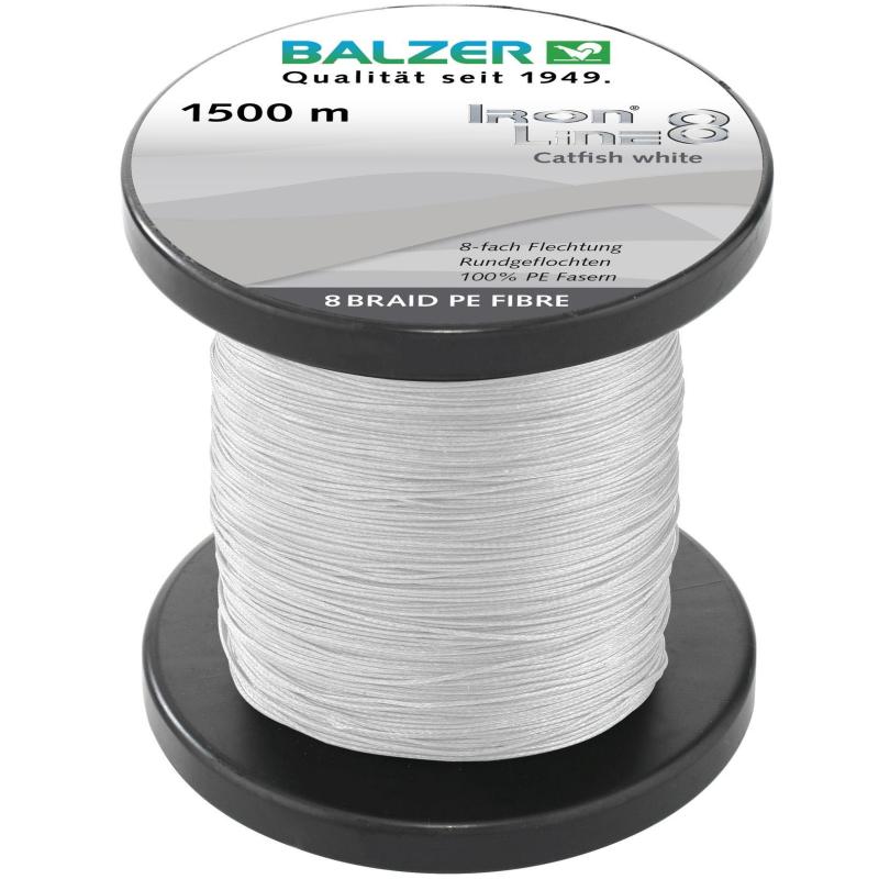Balzer Iron Line 8 Catfish wei&szlig; 1500m 0,50mm