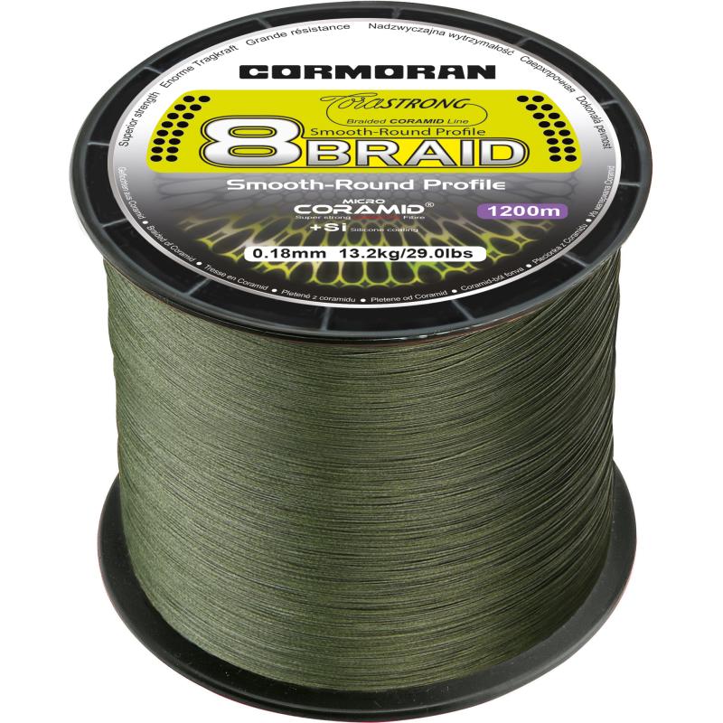 Cormoran Corastrong 8-Braid gr&uuml;n 0.18mm 1200m