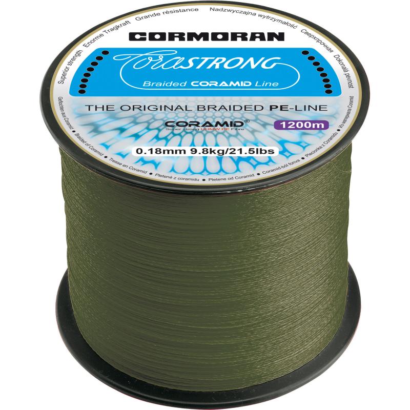 Cormoran Corastrong Braid gr&uuml;n 0.18mm 9.8kg 1200m