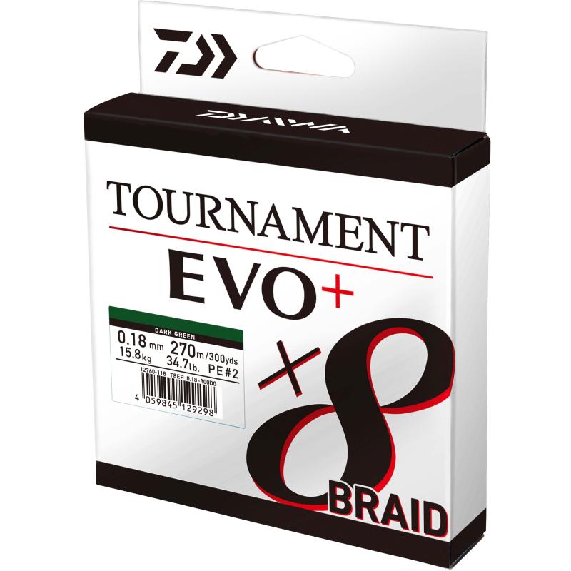 Daiwa Tournament x8 Br. EVO+ 0.08mm 900m DG
