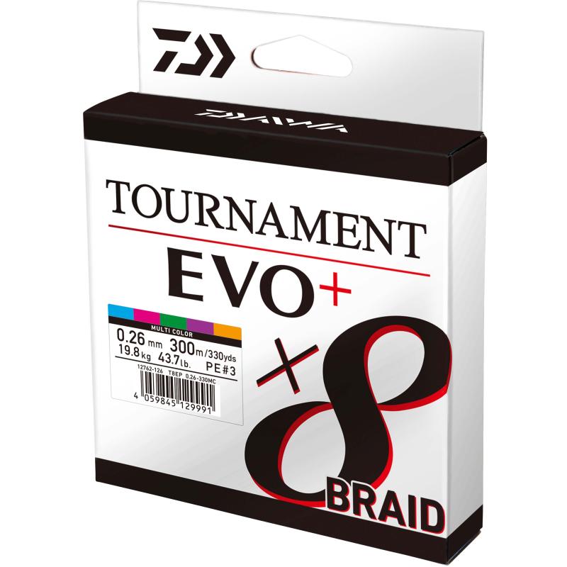 Produktbild Daiwa Tournament x8 Br. EVO+ 0.20mm 1000m MC