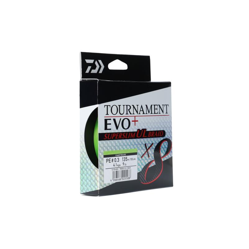 Daiwa TNx8 EVO+ SUPER SLIM UL Braid PE 0.5 -135m CH