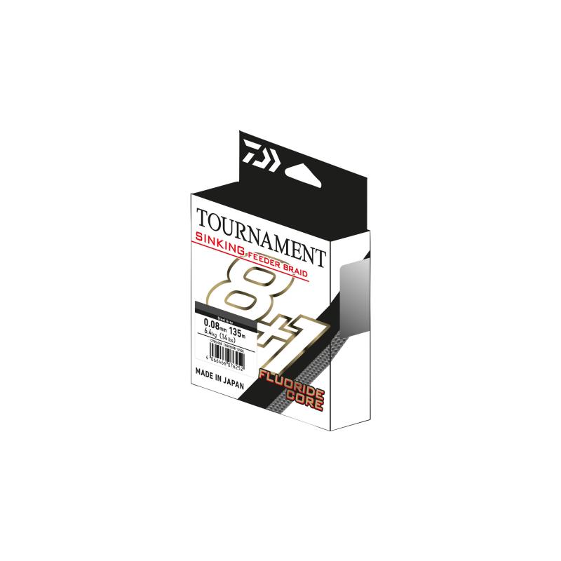 Daiwa TN Feeder Braid sink. 8+1 0.08mm 135m Gray