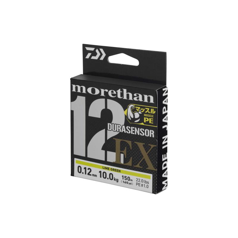 Daiwa UVF Morethan Durasensor x12EX+Si3 0.10mm-200m Lime Green
