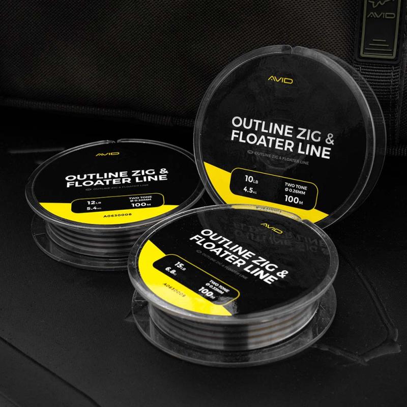 Avid Outline Zig & Floater Line - 10Lb
