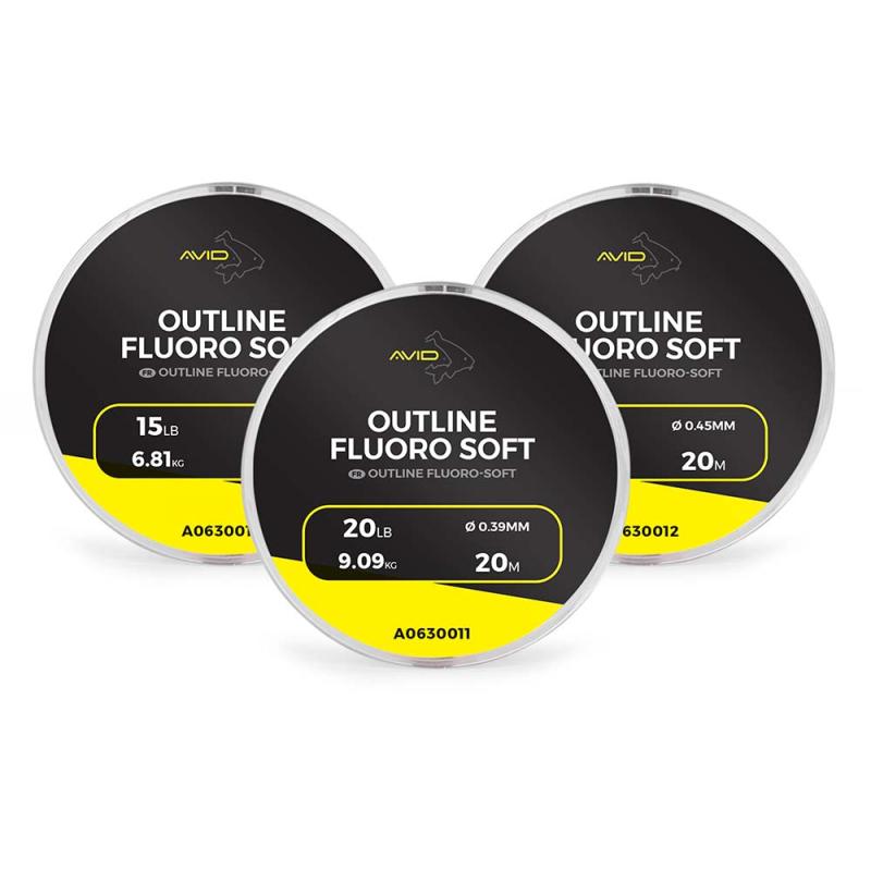 Avid Fluoro-Soft 20M-15Lb/6.81Kg -0.32mm