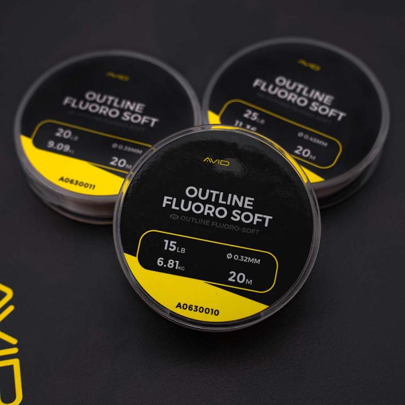 Avid Fluoro-Soft 20M-20Lb/9.09Kg -0.39mm