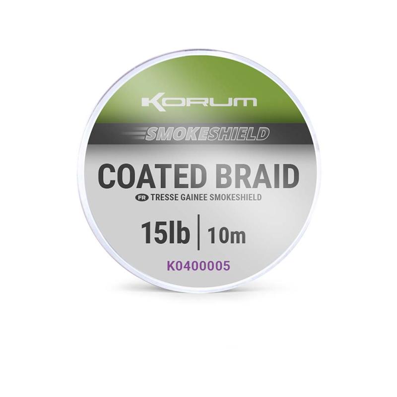 Korum Smokeshield Coated Braid - 10Lb
