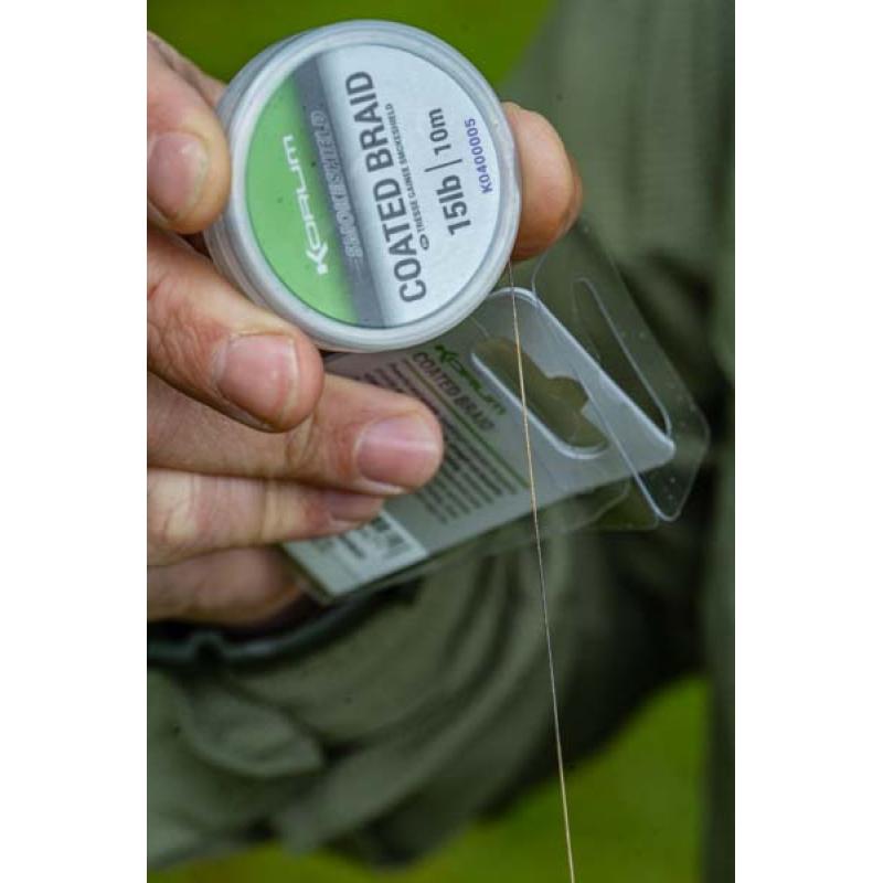 Korum Smokeshield Coated Braid - 10Lb