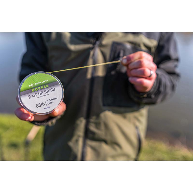 Korum Bopper Bait Up Braid - 65Lb