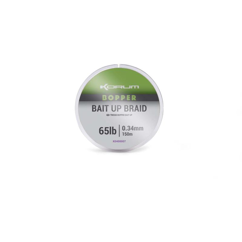 Korum Bopper Bait Up Braid - 65Lb