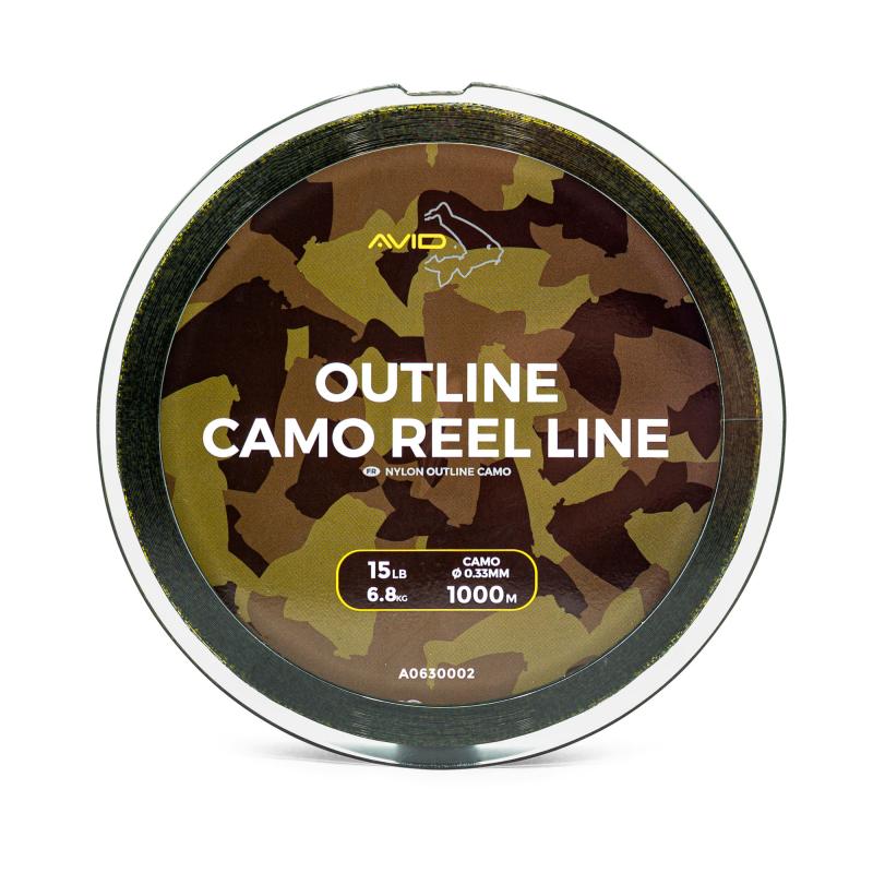 Avid Outline Camo Reel Line 10Lbs 1000M