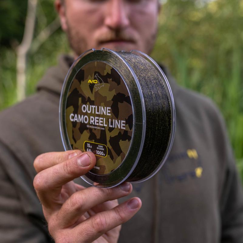 Avid Outline Camo Reel Line 10Lbs 1000M