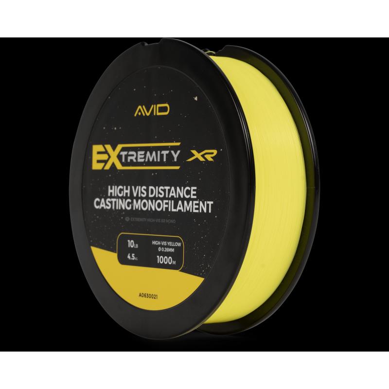 Avid Extremity Hi-Vis XR Mono 0.26mm 10lbs 4.5kg 1000m
