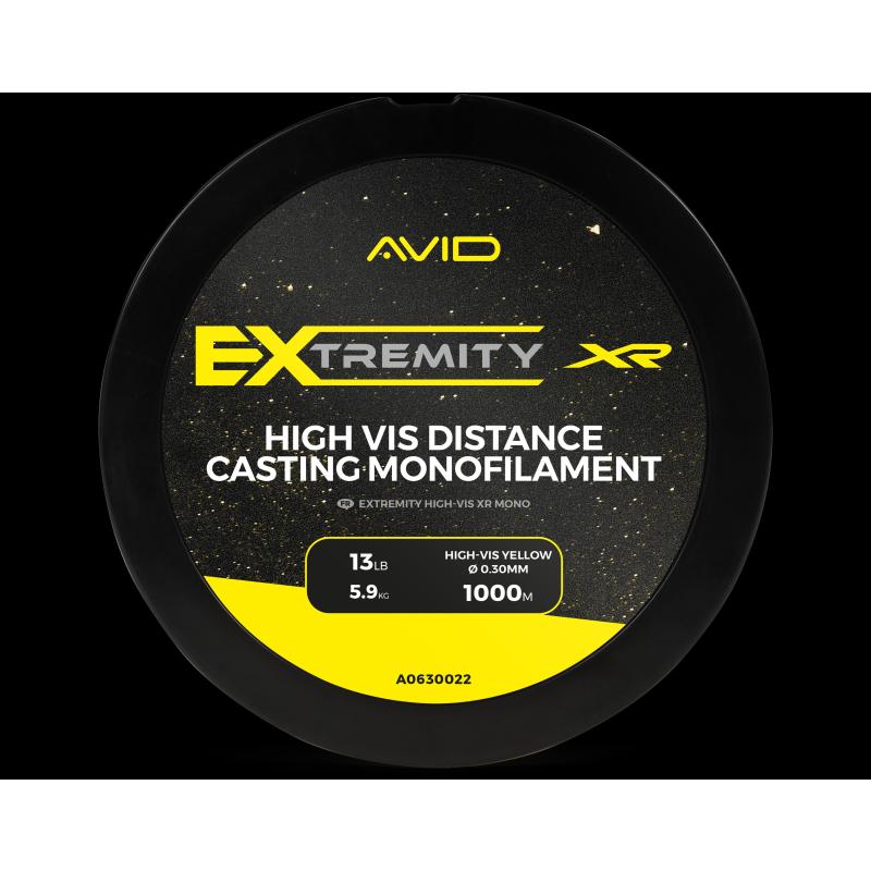 Avid Extremity Hi-Vis XR Mono 0.26mm 10lbs 4.5kg 1000m