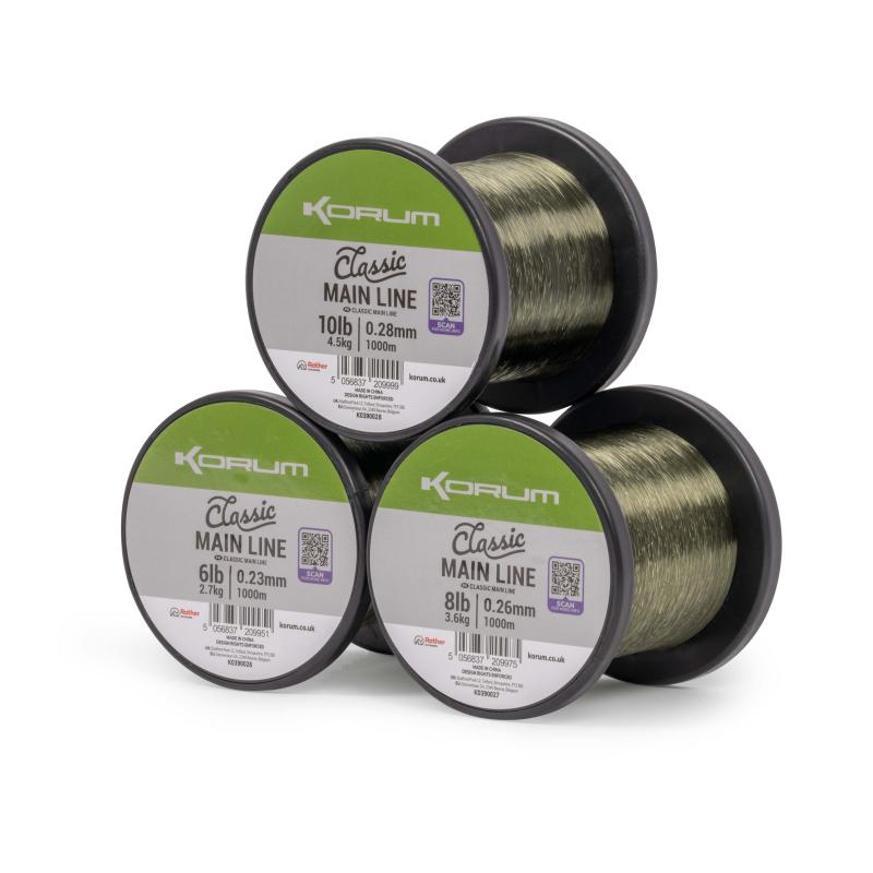 Classic Main Line 1000m 0.26mm/8lb
