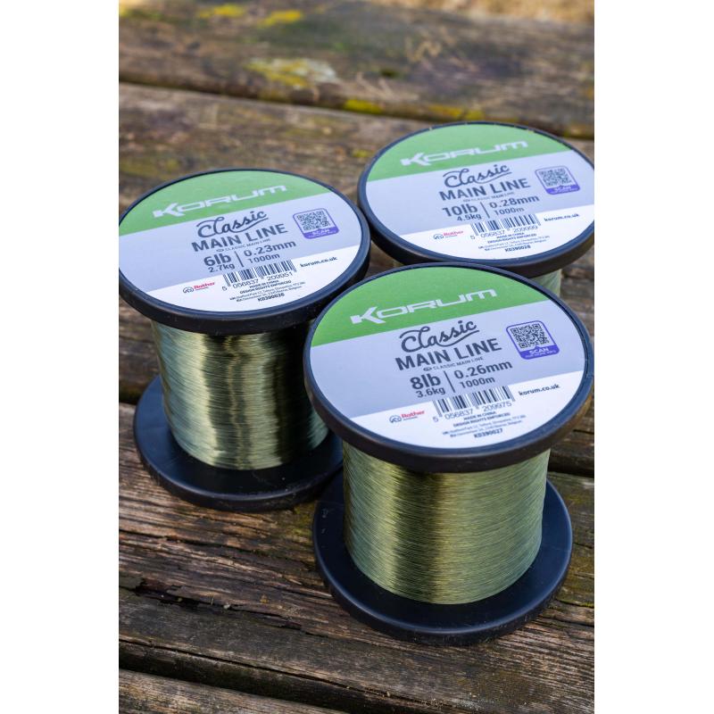 Classic Main Line 1000m 0.26mm/8lb