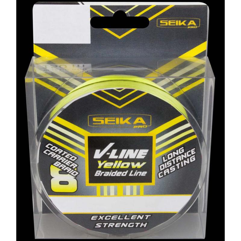 Seika Pro V-Line yellow 150 m &Oslash; 0,08 mm