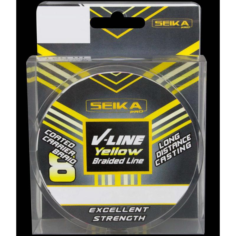 Seika Pro V-Line yellow 150 m &Oslash; 0,12 mm