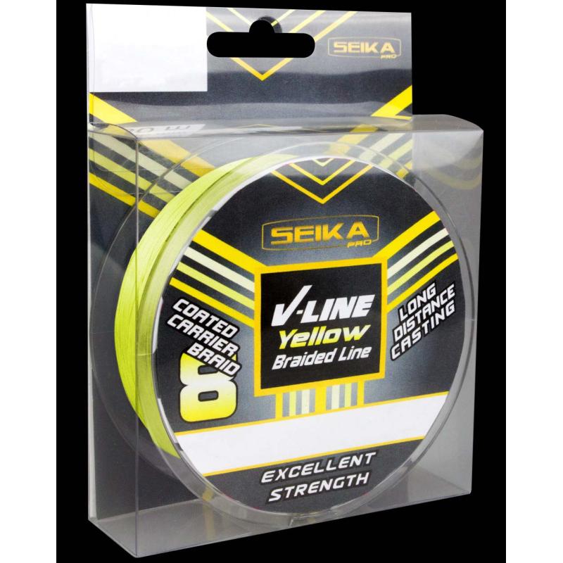 Seika Pro V-Line yellow 150 m &Oslash; 0,12 mm