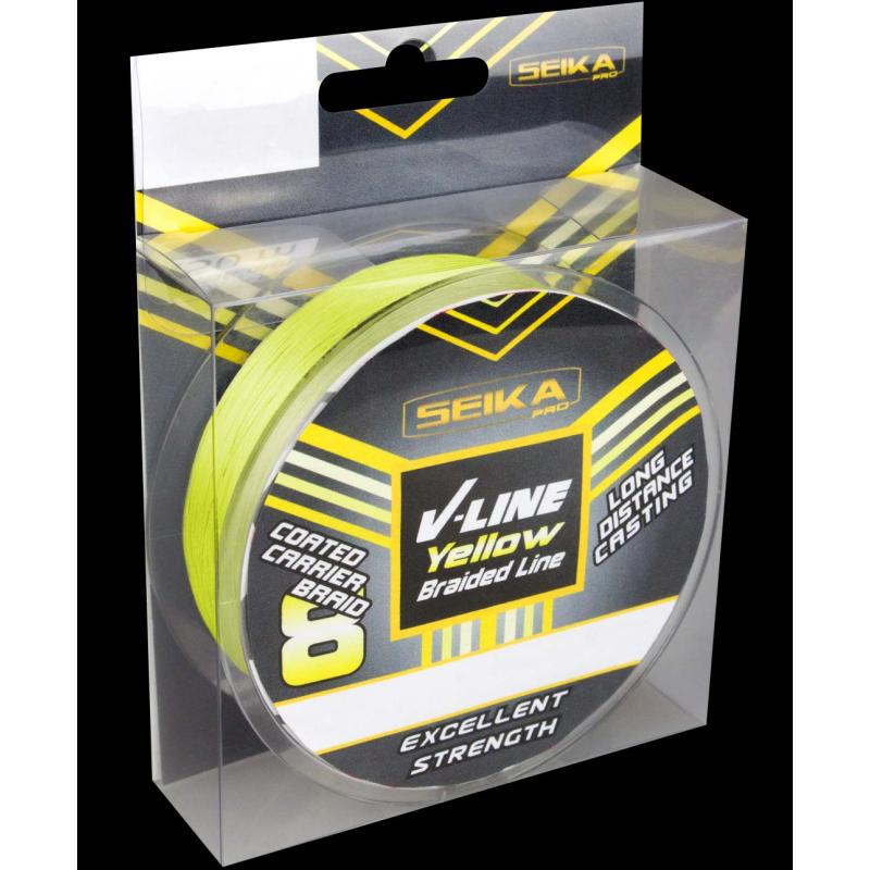 Seika Pro V-Line yellow 150 m &Oslash; 0,12 mm