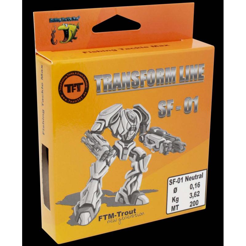 - Trout New Generation Transform Line Fluo clear &Oslash; 0,16 200m