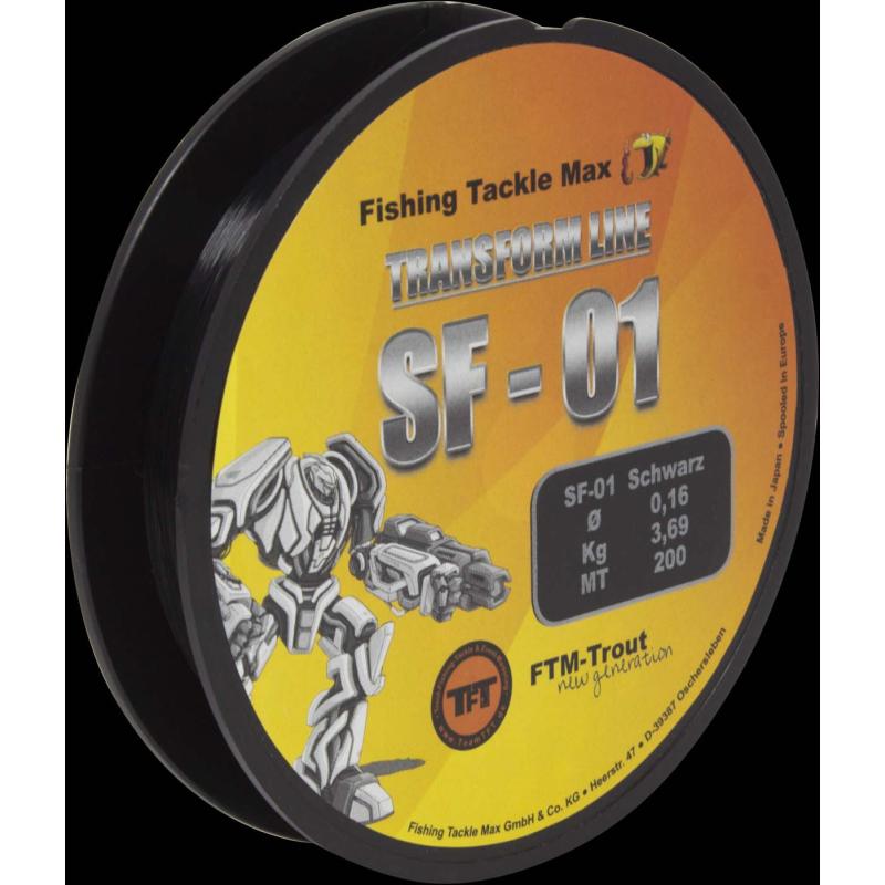 - Trout New Generation Transform Line Black &Oslash; 0,16 200m
