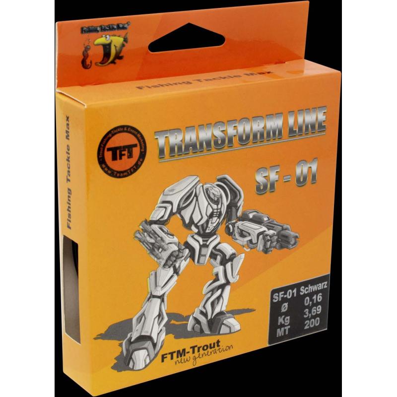 - Trout New Generation Transform Line Black &Oslash; 0,16 200m