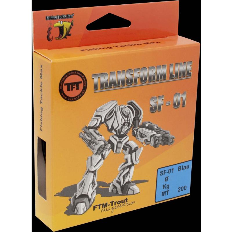 - Trout New Generation Transform Line blue &Oslash; 0,20 200m