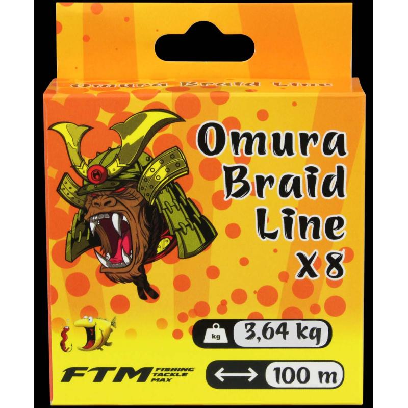 Fishing Tackle Max Schnur Omura Braid 3,64 kg - 0,08mm