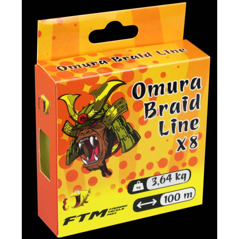 Fishing Tackle Max Schnur Omura Braid 3,64 kg - 0,08mm