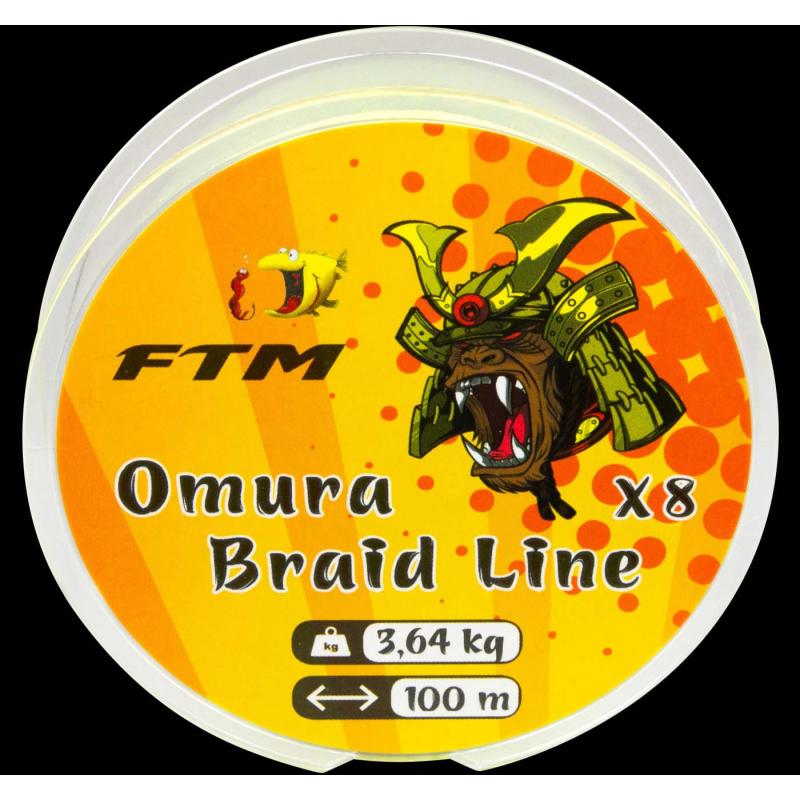 Fishing Tackle Max Schnur Omura Braid 3,64 kg - 0,08mm