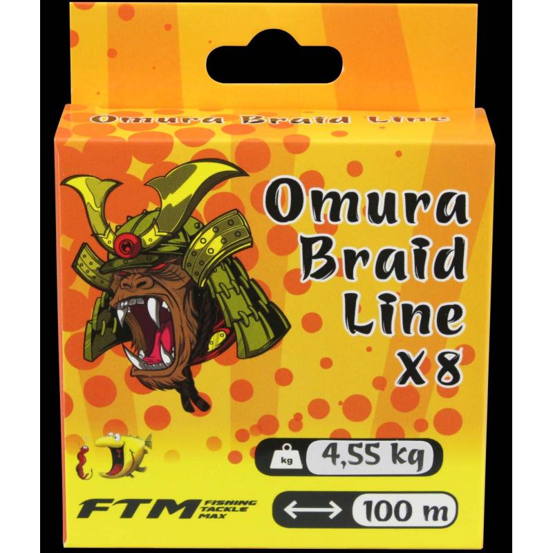 Produktbild Fishing Tackle Max Schnur Omura Braid 4,55 kg - 0,10mm