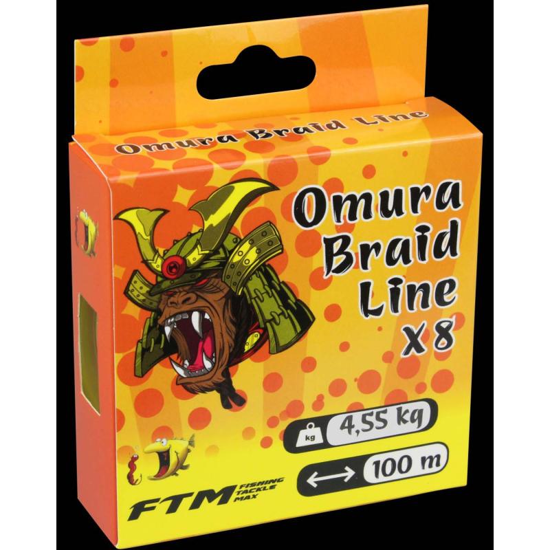 Fishing Tackle Max Schnur Omura Braid 4,55 kg - 0,10mm
