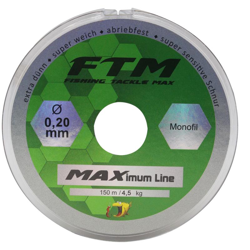Fishing Tackle Max Schnur MAXimum Line 4,5 kg &Oslash; 0,20 mm