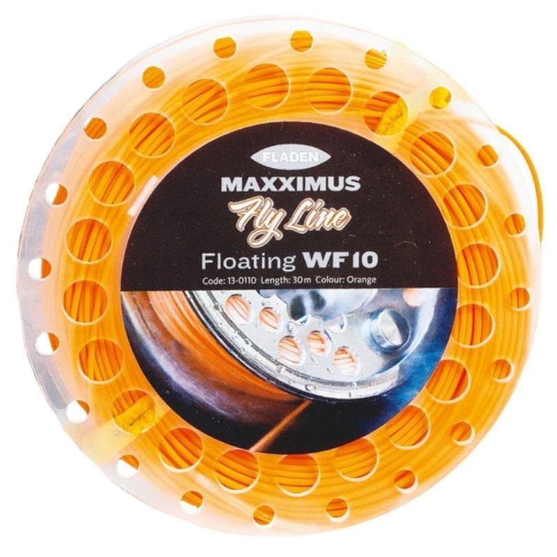Produktbild Fladen Maxximus Fly 30m float  WF 6 orange 2 braided loops