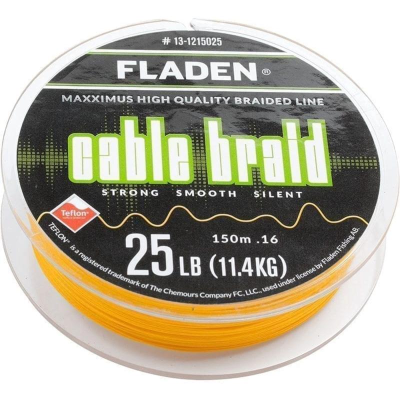 Produktbild Fladen Maxximus Cable Braid yellow 150m 0.13mm 18lbs 8kg
