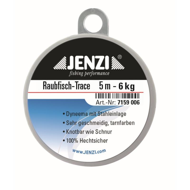 Produktbild JENZI Raubfisch-Trace, feingeflochtenes Dyneema, 6 Kg, 5 m