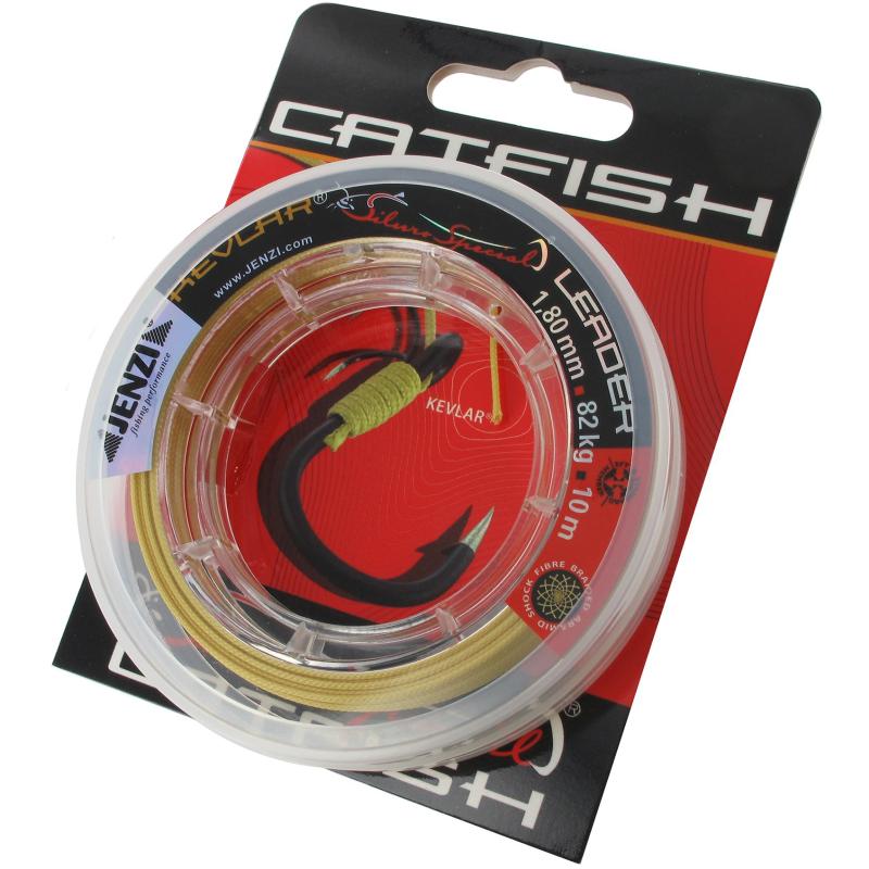 Siluro Catfish, Kevlar-Leader 10m, 82 kg, dm 1,80mm